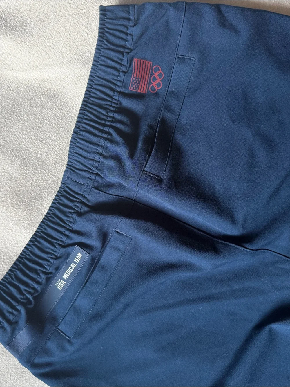 Figs Men's Deep Blue Drawstring Jogger Pants